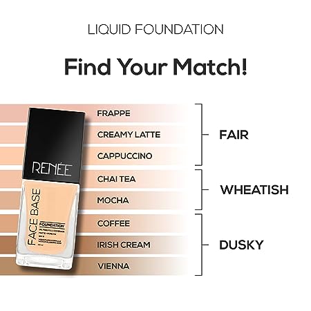 Renee Face Base Oil Free Full Coverage Foundation