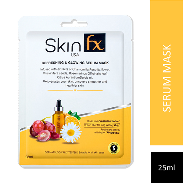 Skin Fx  Refreshing & Glowing  Serum Mask