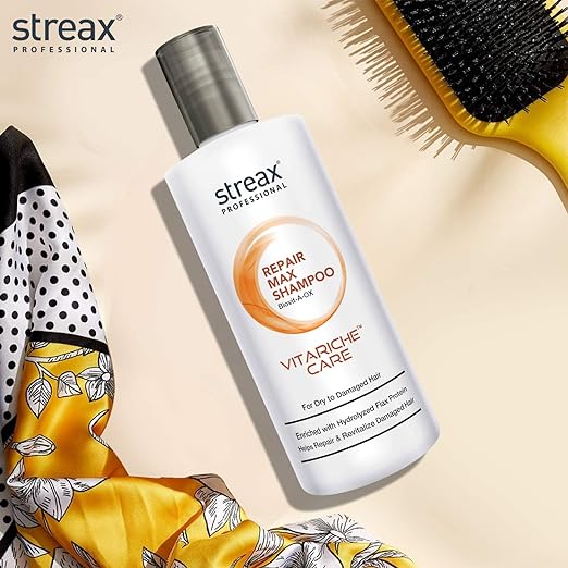 Streax Professional Vitariche Care Repair Max Shampoo 2