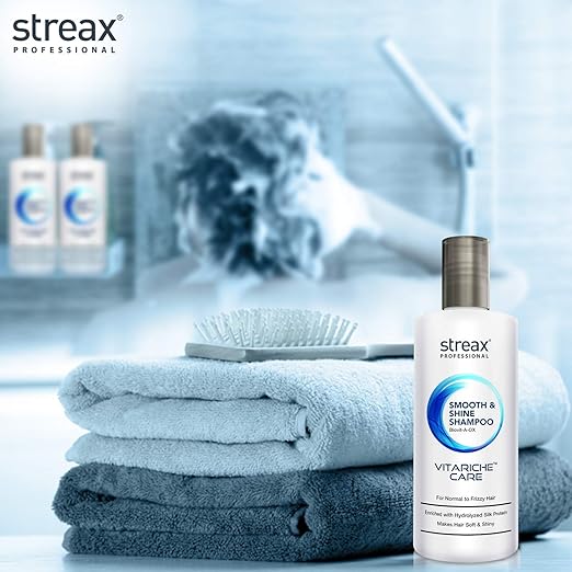 Streax Professional Vitariche Care Smooth & Shine Shampoo 2