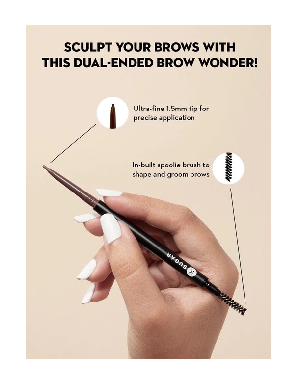 SUGAR ARCH ARRIVAL MICRO BROW PENCIL 01 JERRY BROWN 9G 3