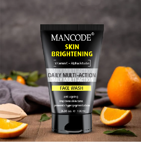 Mancode Skin Brightening Daily Multi Acion Face Wash 3