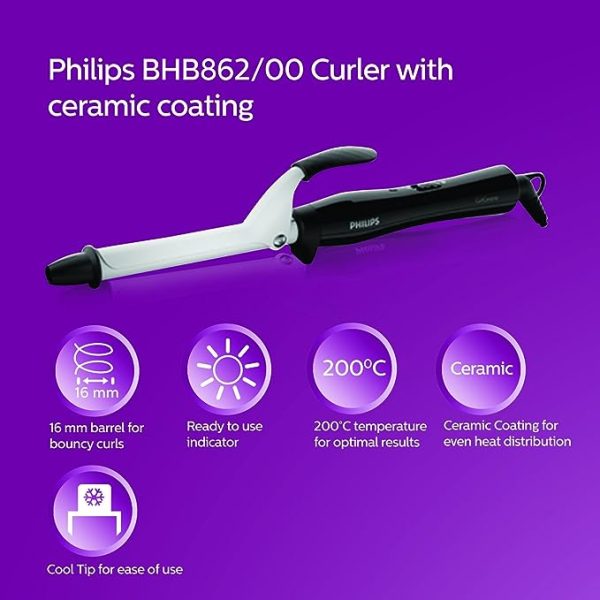Philips Ceramic Hair Curler (BHB862) 2