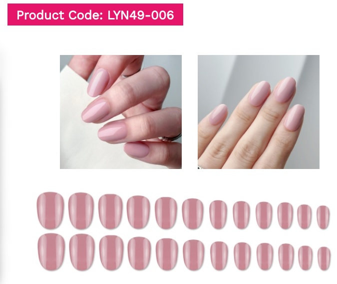 LYN GEL POLISH PRESS ON NAILS LYN49-006 1