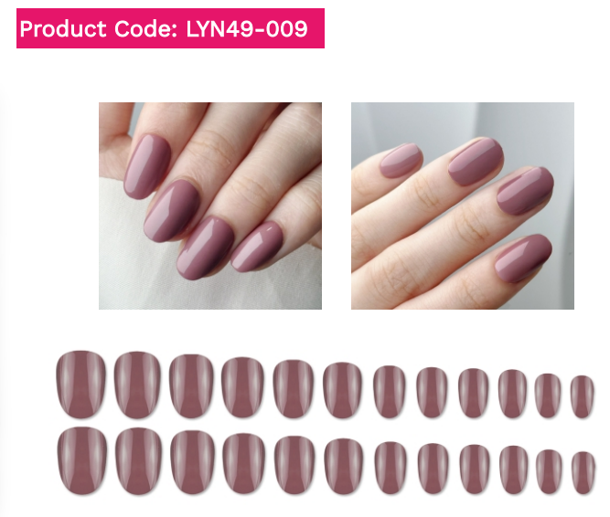 LYN GEL POLISH PRESS ON NAILS LYN49-009 1