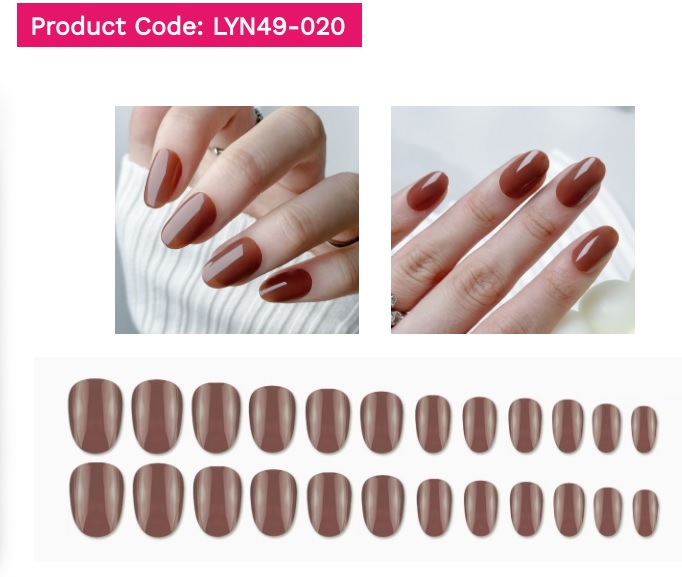 LYN GEL POLISH PRESS ON NAILS LYN49-020 1