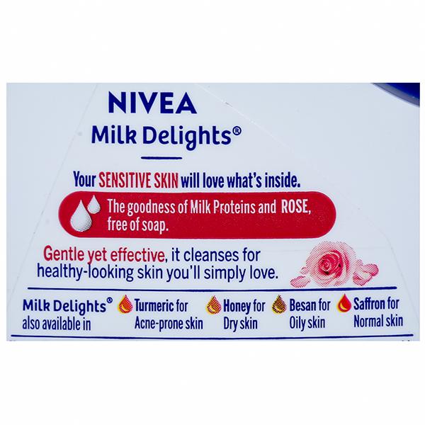 Nivea Sensitive Skin Rose Face Wash 3