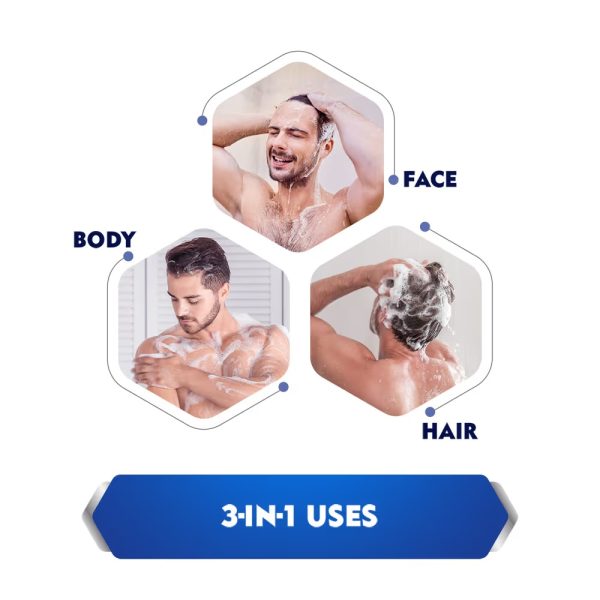 Nivea Vitality 3 IN 1 Men Shower Gel 5