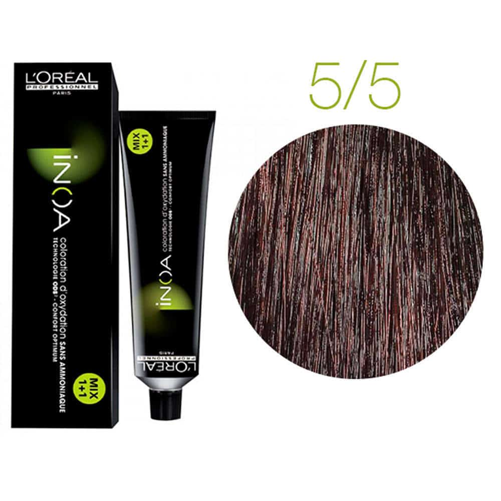 LOREAL INOA 5.5 LIGHT MAHOGANY BROWN 60G 1