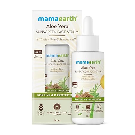 Mamaearth Aloe Vera Sunscreen Face Serum 3