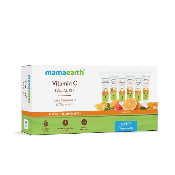Mamaearth Vitamin C Facial Kit With Vitamin C & Turmeric 2