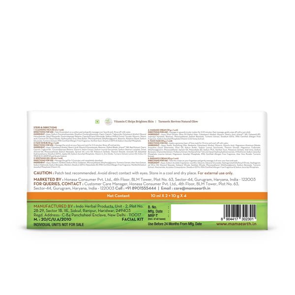 Mamaearth Vitamin C Facial Kit With Vitamin C & Turmeric 7