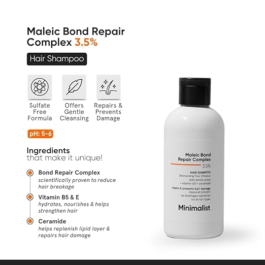 Minimalist Maleic Bond Repair Complex 3.5% Hair Shampoo 2