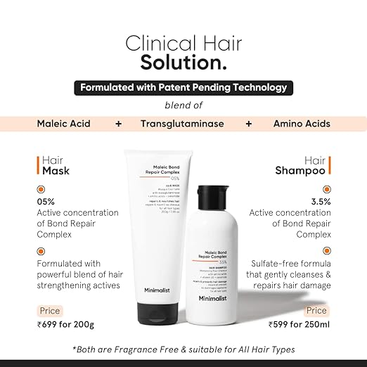 Minimalist Maleic Bond Repair Complex 3.5% Hair Shampoo 6
