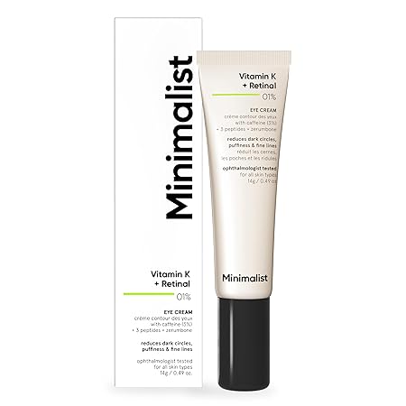 Minimalist Vitamin K+ Retinal 01% Eye Cream