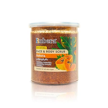 Rubera Face & Body Scrub Papaya
