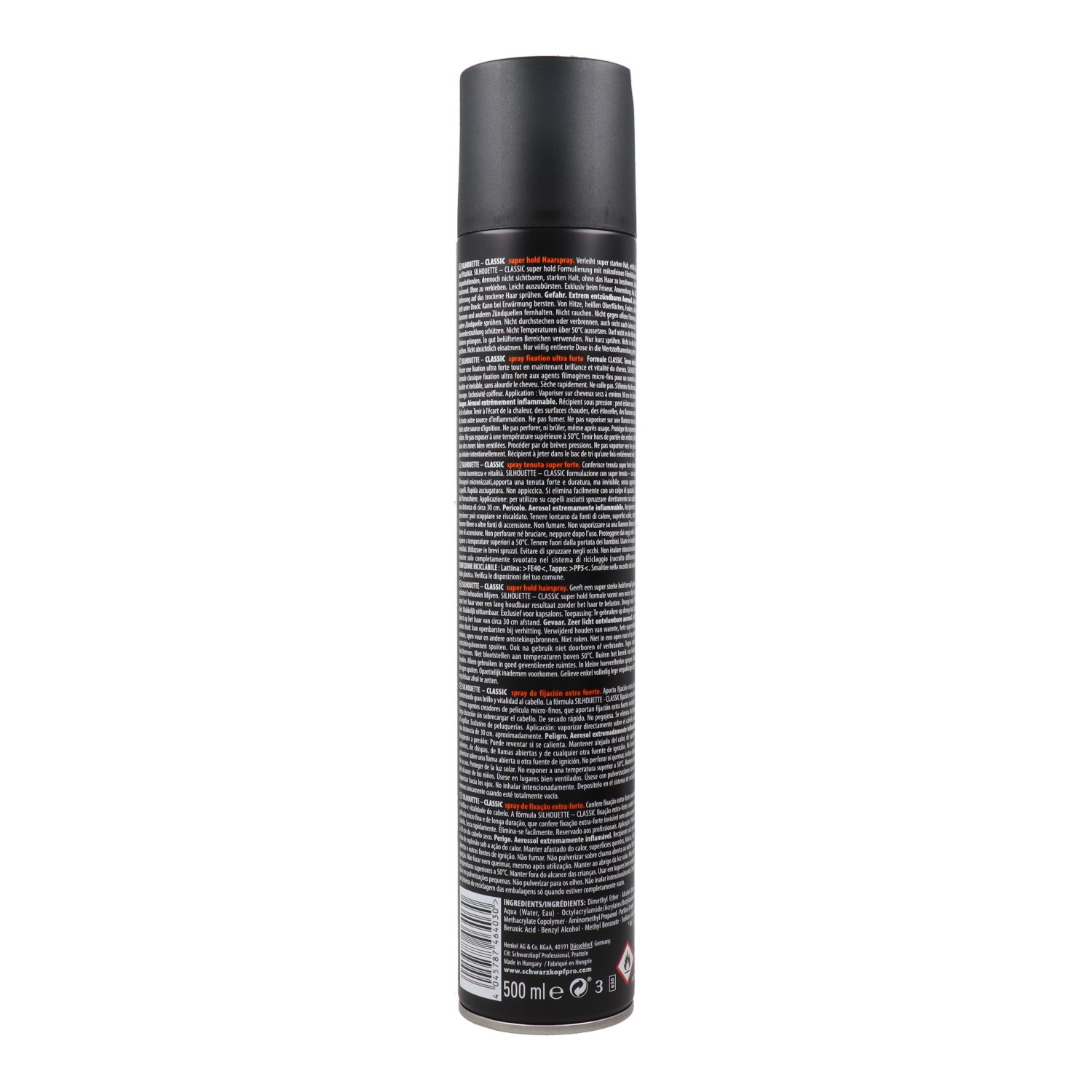 SCHWARZKOPF SILHOUETTE SUPER HOLD HAIR SPRAY 500ML 1