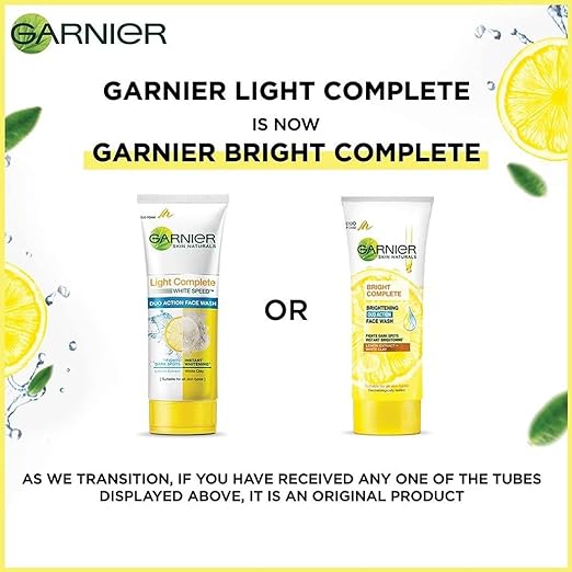 Garnier SN Bright Complete Vitamin C Face Wash 2