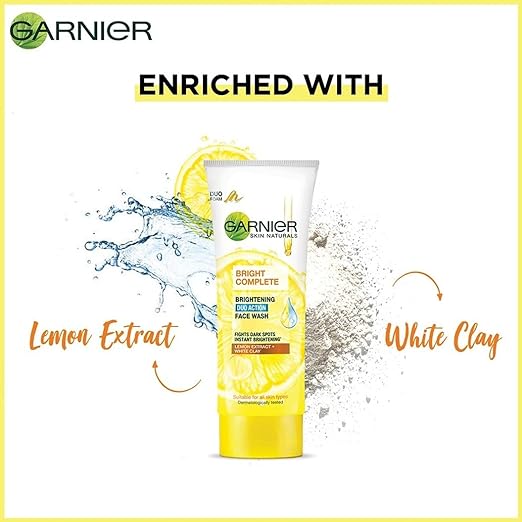 Garnier SN Bright Complete Vitamin C Face Wash 4