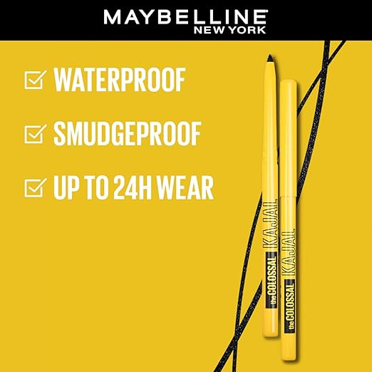 Maybelline New York The Colossal Kajal 24Hour Smudge Proof – Deep Black 4