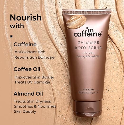 Mcaffeine Shimmer Body Scrub With Coffee 7