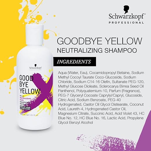 Schwarzkopf Professionel Goodbye Yellow Shampoo 4