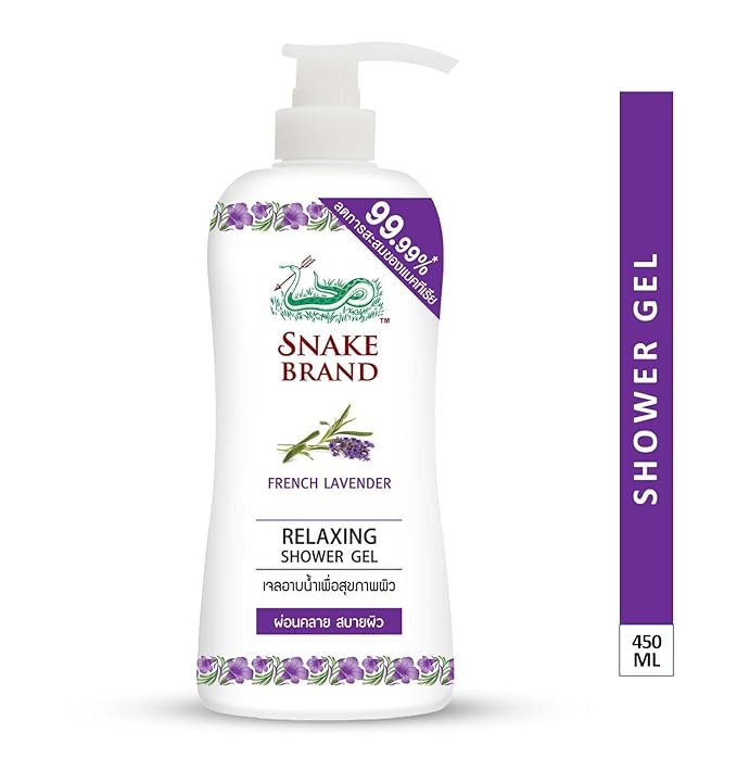 Snake Brand French Lavender Relaxing Shower Gel- French Lavender