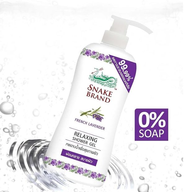 Snake Brand French Lavender Relaxing Shower Gel- French Lavender 5