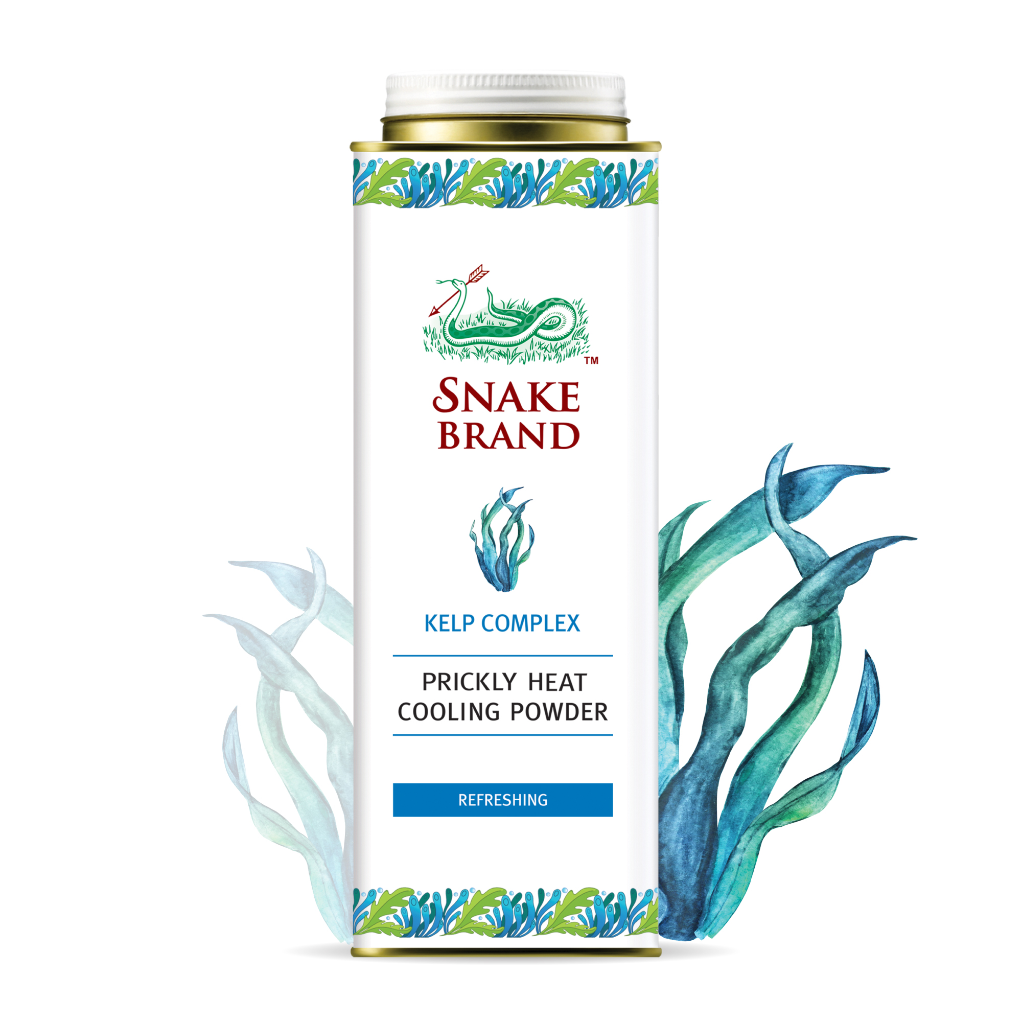 Snake Brand Prickly Heat Cooling Refreshing Powder