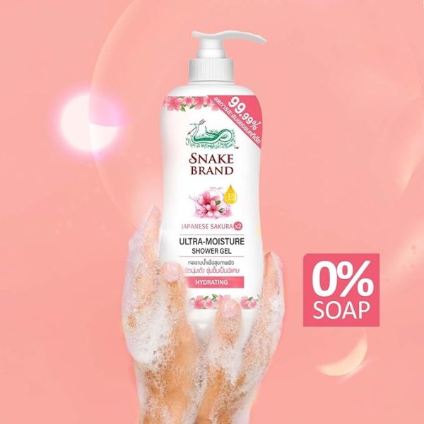 Snake Brand Ultra Clean Hydrating Shower Gel- Japanese Sakura 4