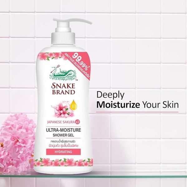 Snake Brand Ultra Clean Hydrating Shower Gel- Japanese Sakura 3