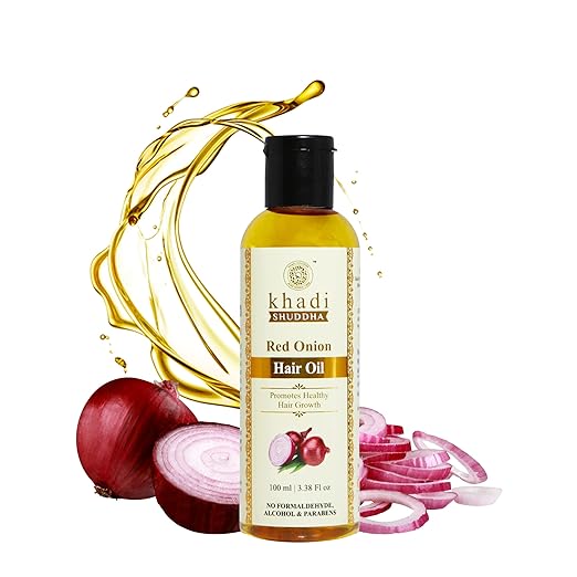 Khadi Shuddha Red Onion Hair Oil 2