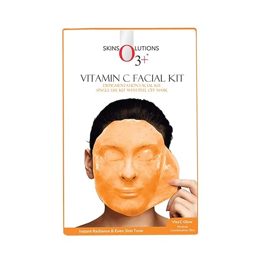 O3+ Vitamin C Facial Kit Single Use Kit With Peel Off Mask