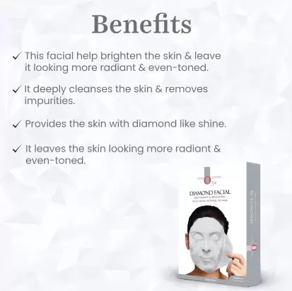 O3+Diamond Facial Single Use Kit With Peel Off Mask 3