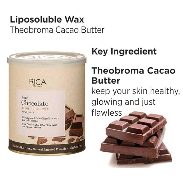 Rica Dark Chocolate Liposoluble Wax 3
