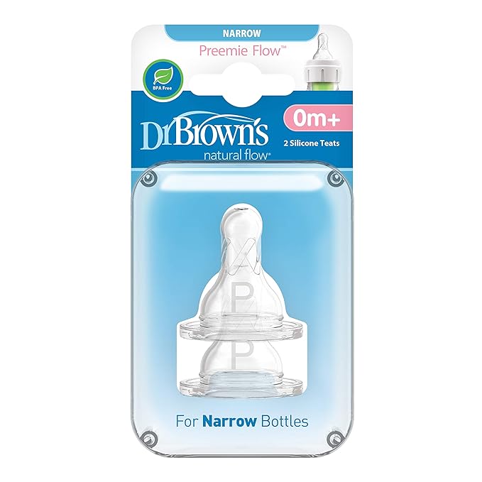 Dr.Brown’s Preemie Flow 0m+2 Silicone Teats (292)