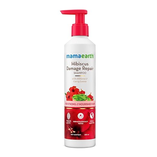 Mamaearth Hibiscus Damage Repair Shampoo 2