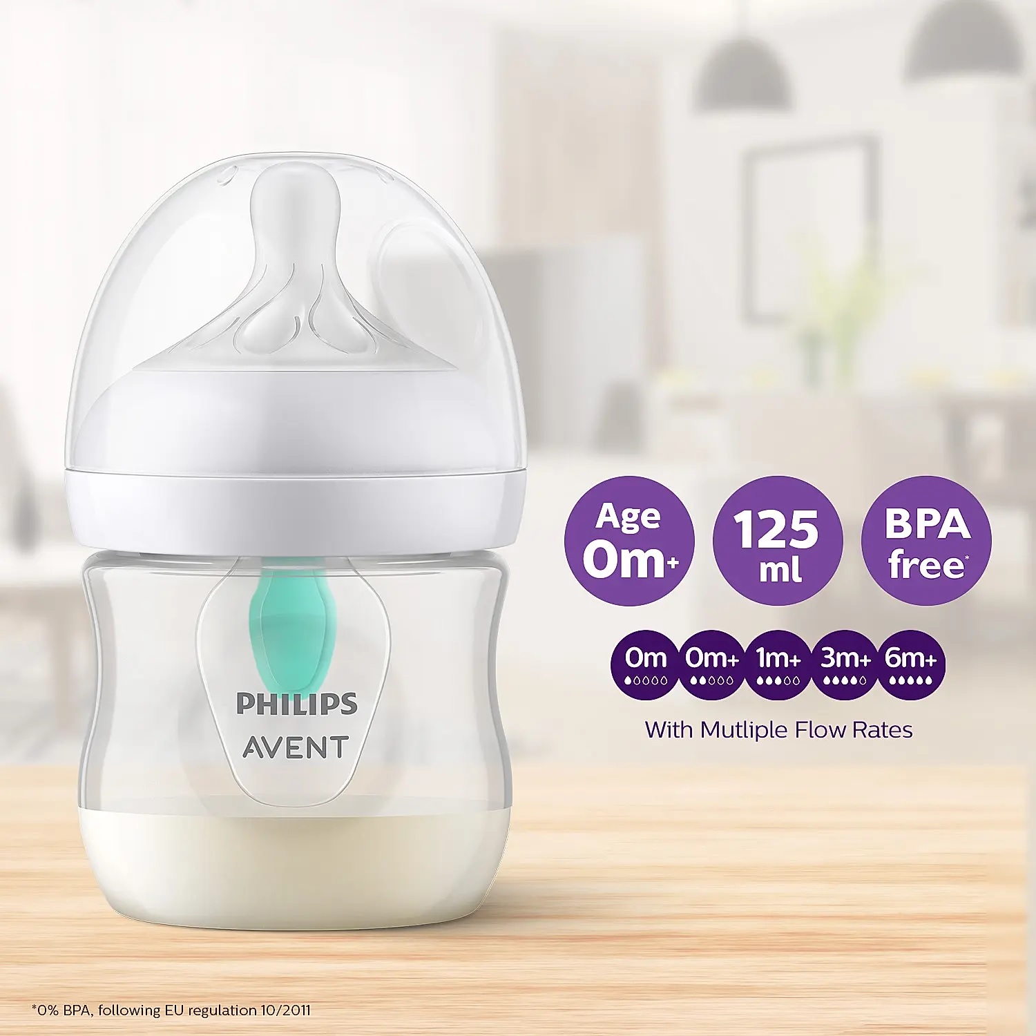 PHILIPS AVENT NATURAL BABY BOTTLE (SCY67001) 125ML 1