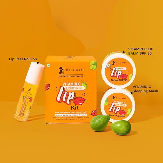 Pilgrim Vitamin C Lightening Lip Kit 3