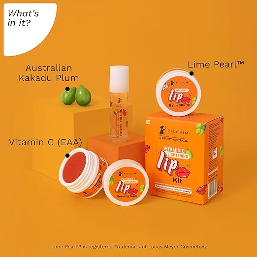 Pilgrim Vitamin C Lightening Lip Kit 4