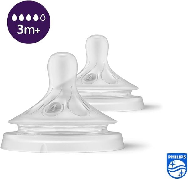 Philips Avent Natural Response Teat 3m+ Pack Of 2 (SCY964/02) 2