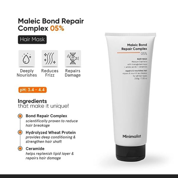 Minimalist Maleic Bond Repair Complex 05% Hair Mask 4