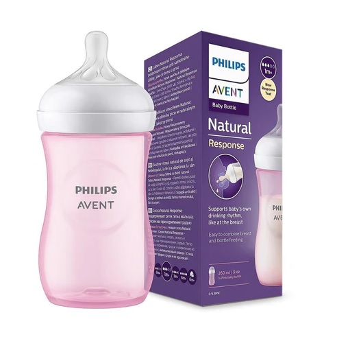 Philips Avent Natural Response Baby Bottle 1m+ (SCY903/11)