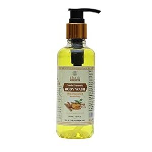 Khadi Shuddha Sandal Turmeric Body Wash