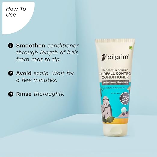 Pilgrim Redensyl & Anagain Hairfall Control Conditioner 4