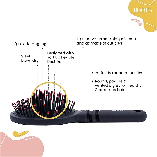 Roots Tru Glam Hair Brush 9551B2 3