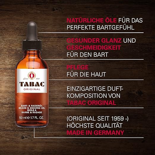 Tabac Original Beard & Shaving Oil 3